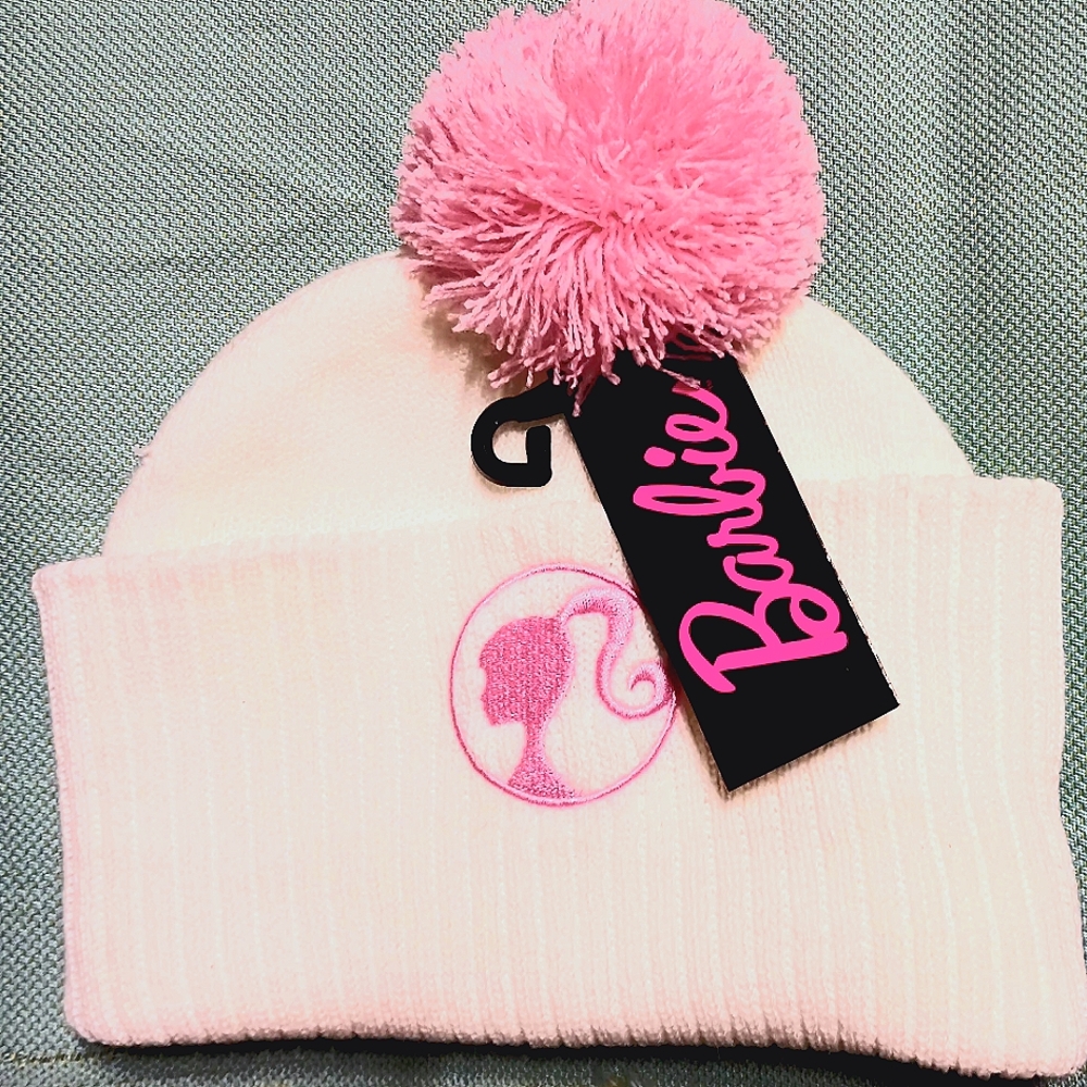 Barbie beanie knit hat.